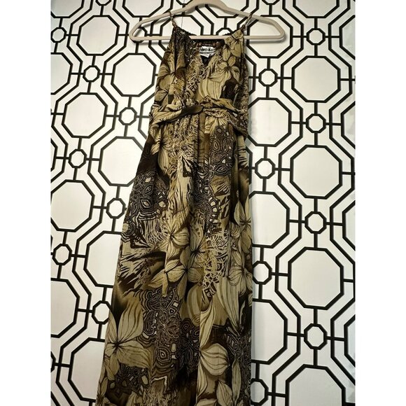 Vintage 80's Style Sherri Marie New York Ladies Long Maxi Beaded Dress SZ 10 - Picture 4 of 7